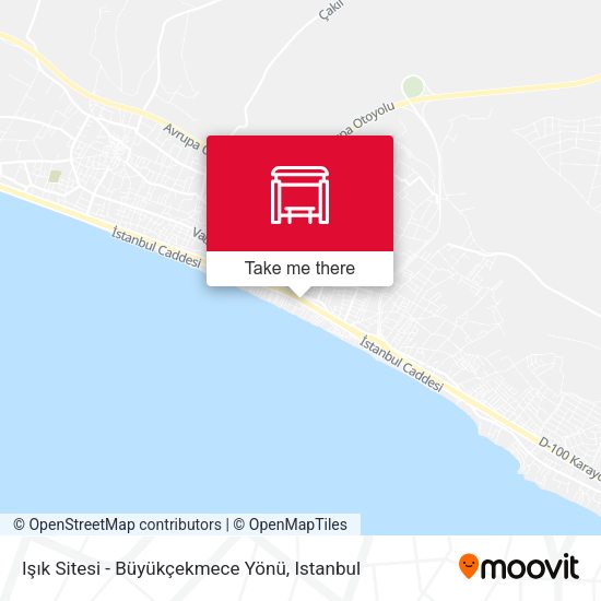 Işık Sitesi - Büyükçekmece Yönü map