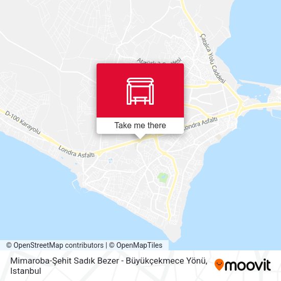 Mimaroba-Şehit Sadık Bezer - Büyükçekmece Yönü map