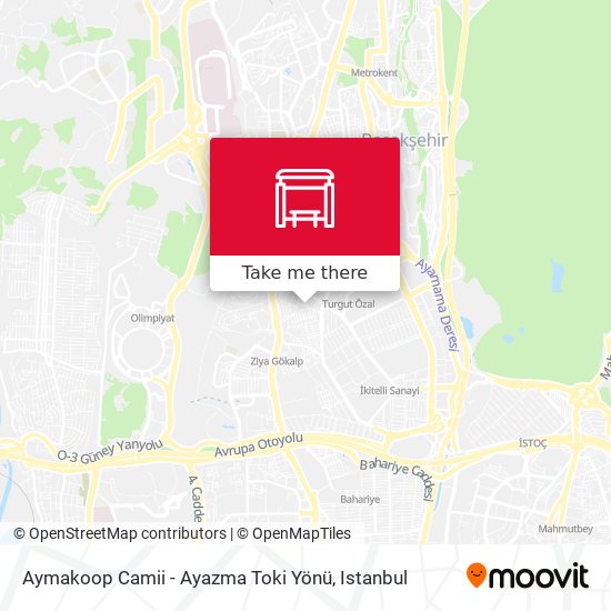 Aymakoop Camii - Ayazma Toki Yönü map