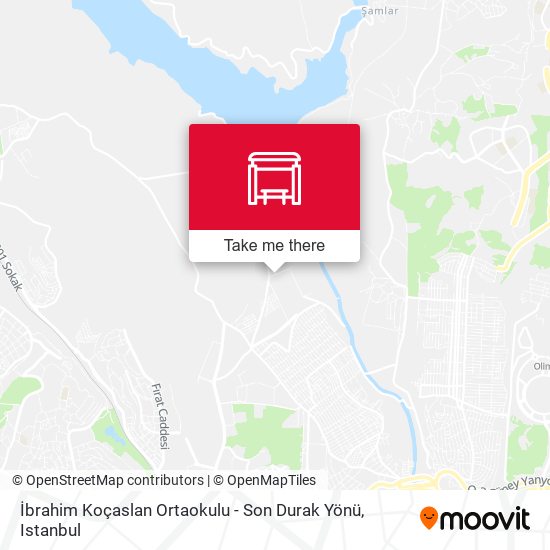 İbrahim Koçaslan Ortaokulu - Son Durak Yönü map