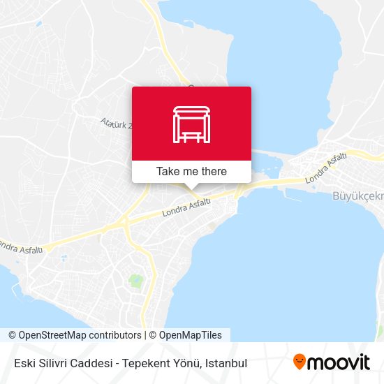 Eski Silivri Caddesi - Tepekent Yönü map