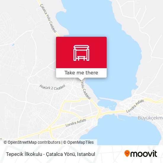 Tepecik İlkokulu - Çatalca Yönü map