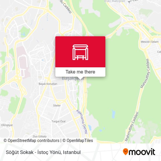 Söğüt Sokak - İstoç Yönü map