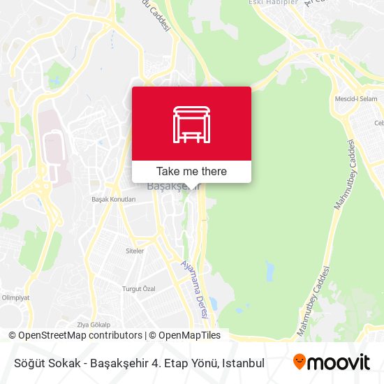 Söğüt Sokak - Başakşehir 4. Etap Yönü map