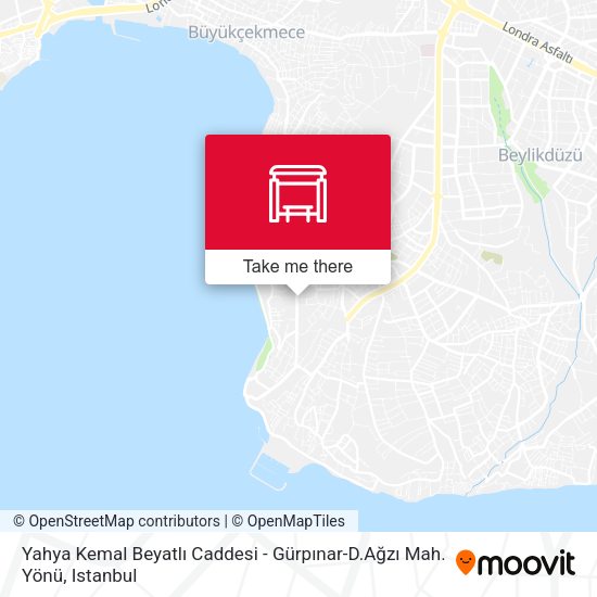 Yahya Kemal Beyatlı Caddesi - Gürpınar-D.Ağzı Mah. Yönü map