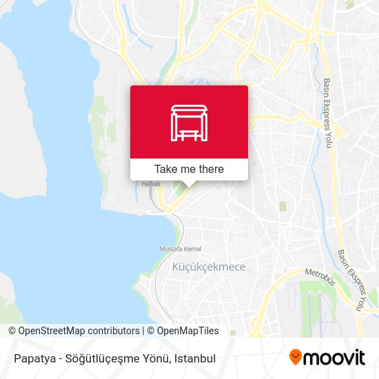 Papatya - Söğütlüçeşme Yönü map