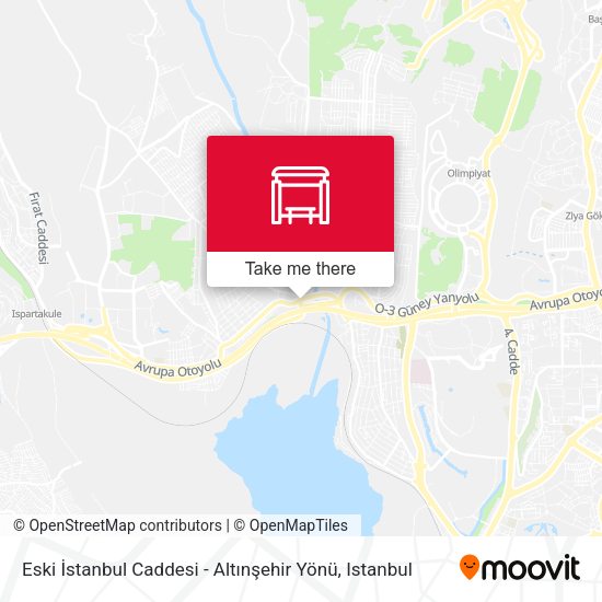 Eski İstanbul Caddesi - Altınşehir Yönü map