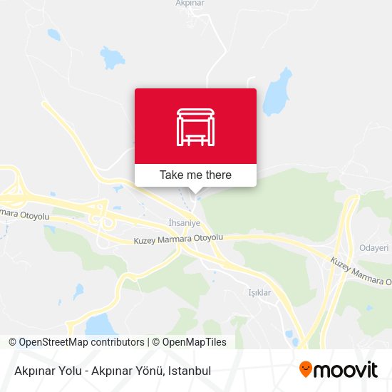 Akpınar Yolu - Akpınar Yönü map