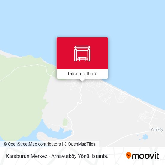 Karaburun Merkez - Arnavutköy Yönü map