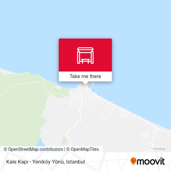 Kale Kapı - Yeniköy Yönü map