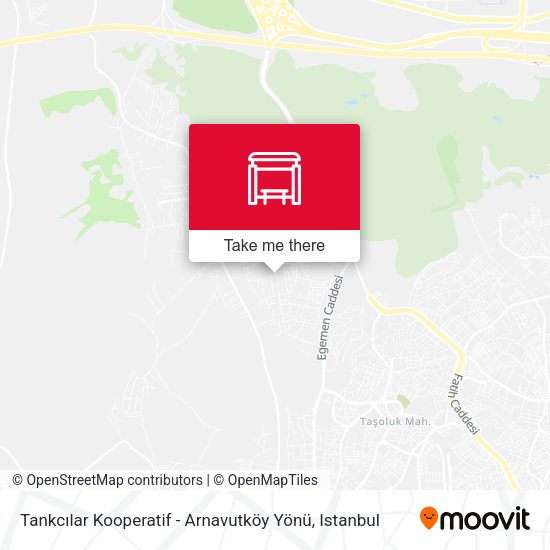 Tankcılar Kooperatif - Arnavutköy Yönü map