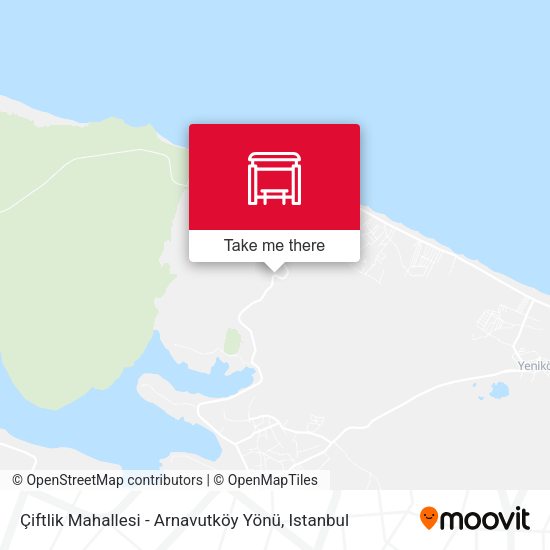 Çiftlik Mahallesi - Arnavutköy Yönü map