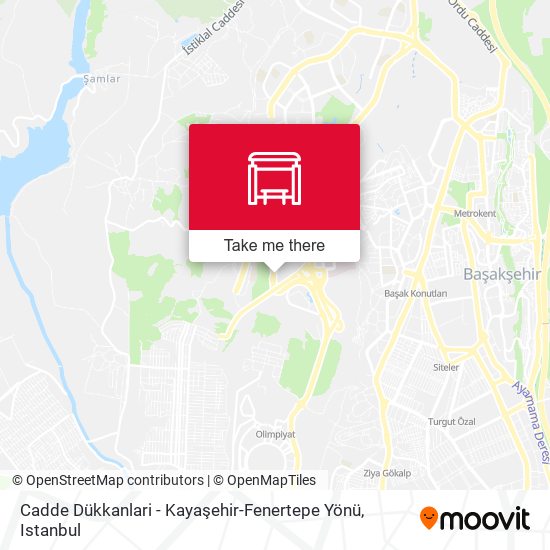 Cadde Dükkanlari - Kayaşehir-Fenertepe Yönü map