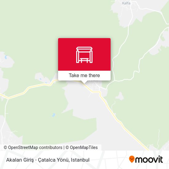 Akalan Giriş - Çatalca Yönü map