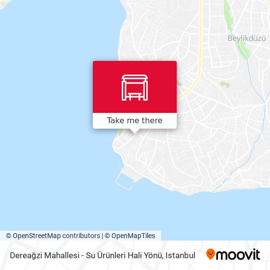 Dereağzi Mahallesi   - Su Ürünleri Hali Yönü map