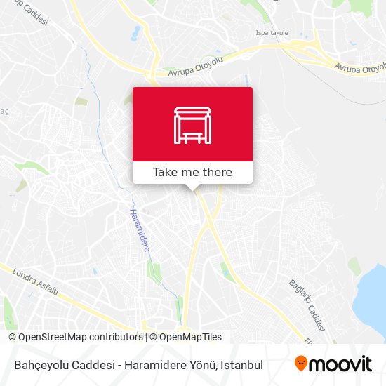 Bahçeyolu Caddesi - Haramidere Yönü map