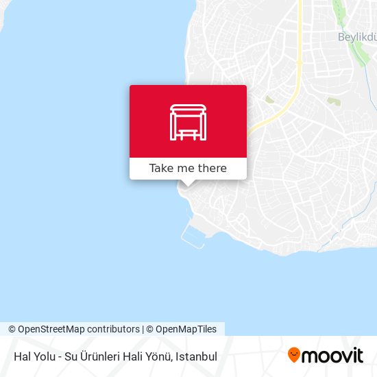 Hal Yolu - Su Ürünleri Hali Yönü map