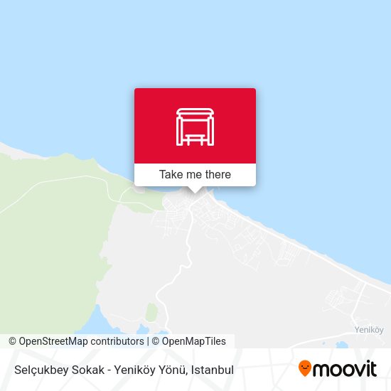 Selçukbey Sokak - Yeniköy Yönü map