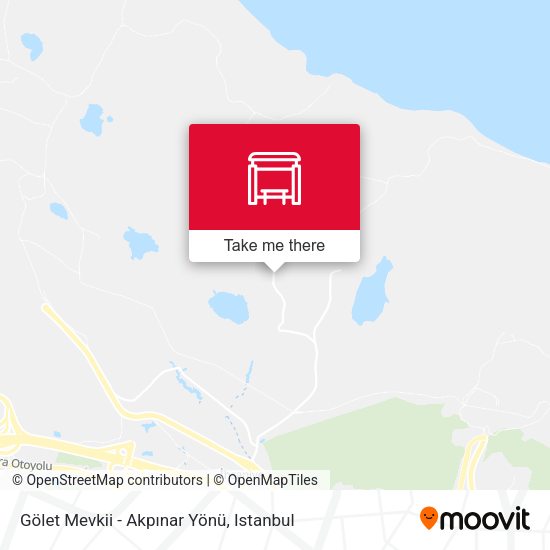 Gölet Mevkii - Akpınar Yönü map