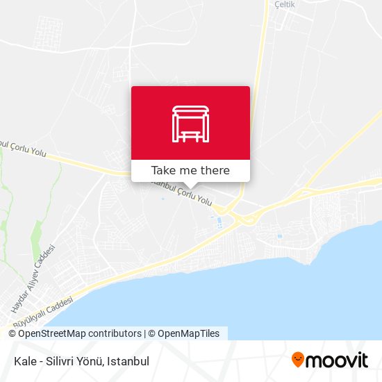 Kale - Silivri Yönü map