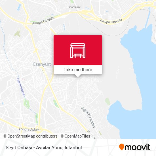 Seyit Onbaşı - Avcılar Yönü map