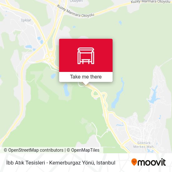 İbb Atık Tesisleri - Kemerburgaz Yönü map