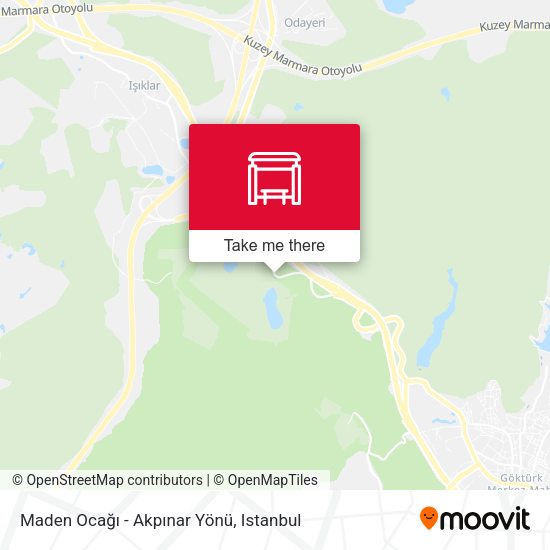 Maden Ocağı - Akpınar Yönü map