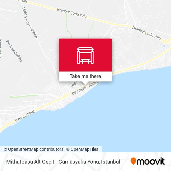 Mithatpaşa Alt Geçit - Gümüşyaka Yönü map