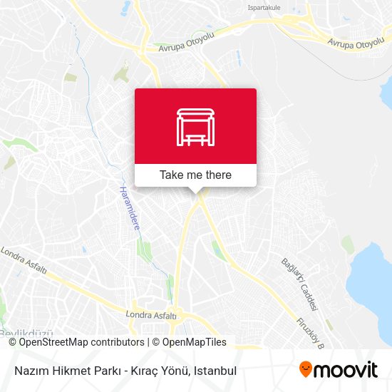 Nazım Hikmet Parkı - Kıraç Yönü map