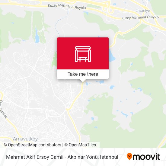Mehmet Akif Ersoy Camii - Akpınar Yönü map