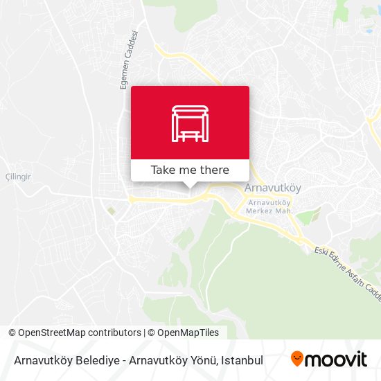 Arnavutköy Belediye - Arnavutköy Yönü map