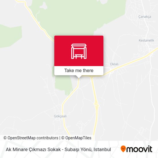 Ak Minare Çıkmazı Sokak - Subaşı Yönü map