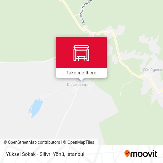 Yüksel Sokak - Silivri Yönü map