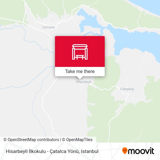 Hisarbeyli İlkokulu - Çatalca Yönü map