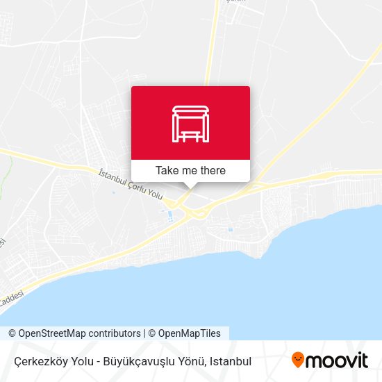 Çerkezköy Yolu - Büyükçavuşlu Yönü map
