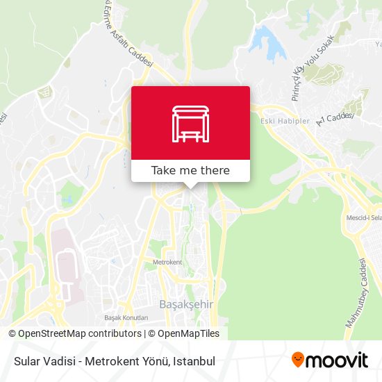 Sular Vadisi - Metrokent Yönü map