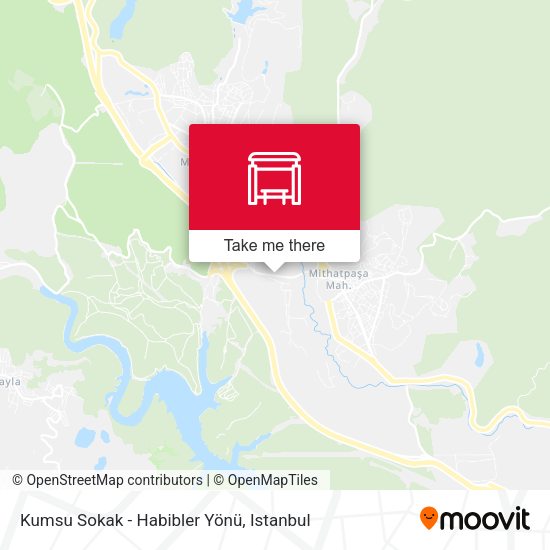 Kumsu Sokak - Habibler Yönü map