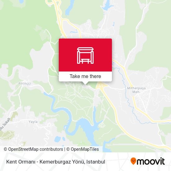 Kent Ormanı - Kemerburgaz Yönü map