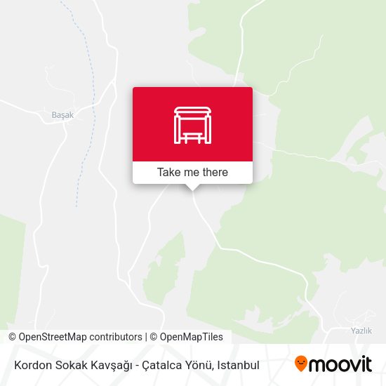 Kordon Sokak Kavşağı - Çatalca Yönü map