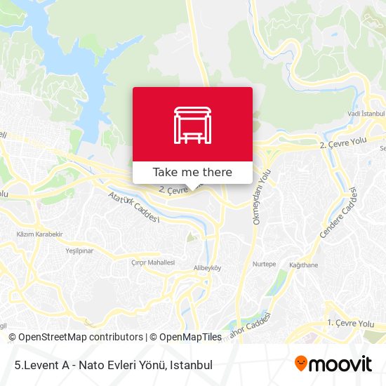 5.Levent A - Nato Evleri Yönü map