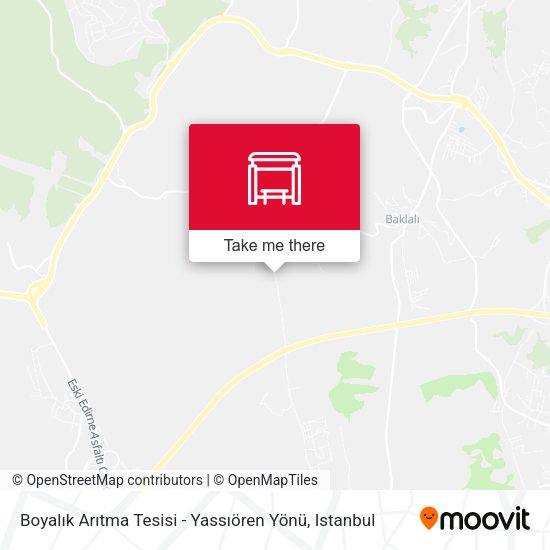 Boyalık Arıtma Tesisi - Yassıören Yönü map