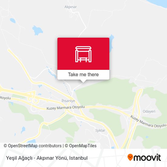 Yeşil Ağaçlı - Akpınar Yönü map
