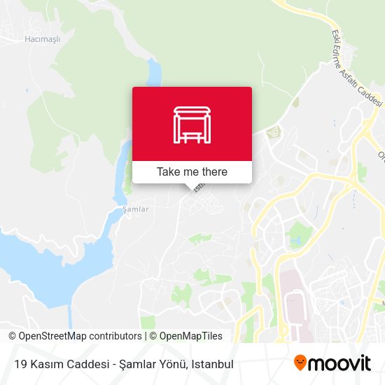 19 Kasım Caddesi - Şamlar Yönü map