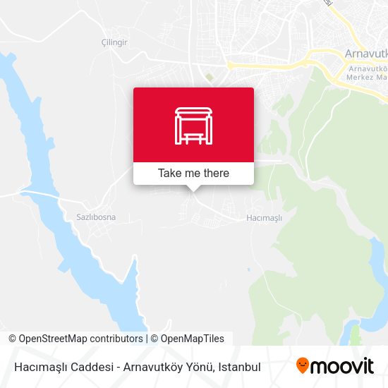 Hacımaşlı Caddesi - Arnavutköy Yönü map
