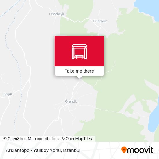 Arslantepe - Yalıköy Yönü map