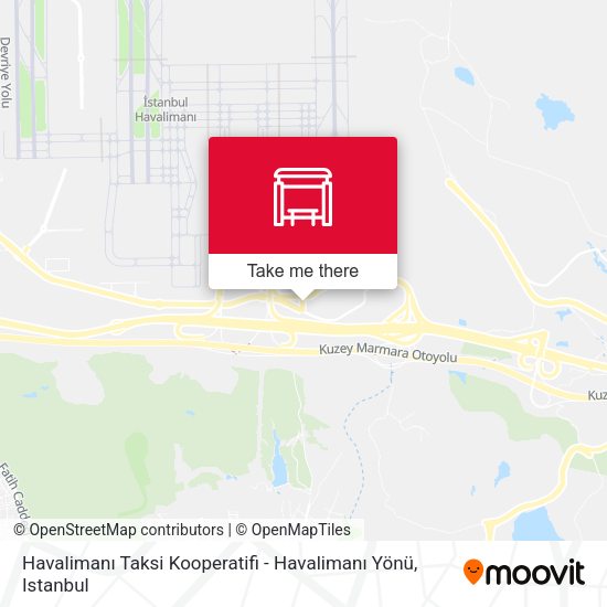 Havalimanı Taksi Kooperatifi - Havalimanı Yönü map