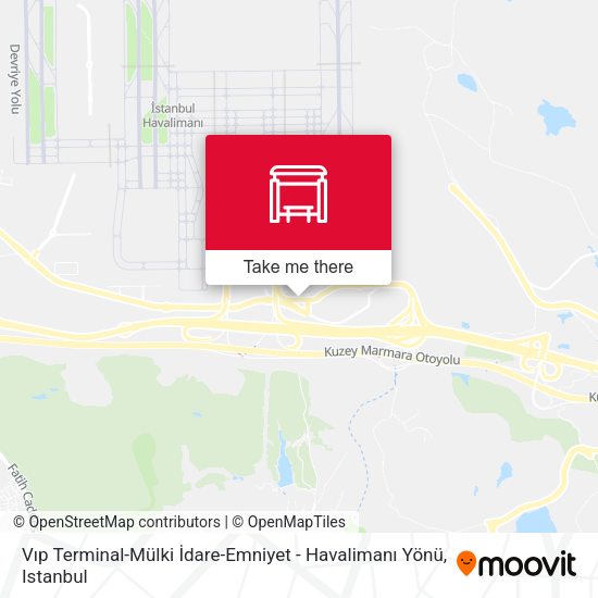 Vıp Terminal-Mülki İdare-Emniyet - Havalimanı Yönü map
