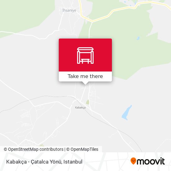 Kabakça - Çatalca Yönü map