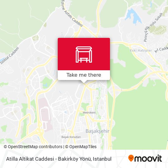 Atilla Altikat Caddesi - Bakirköy Yönü map