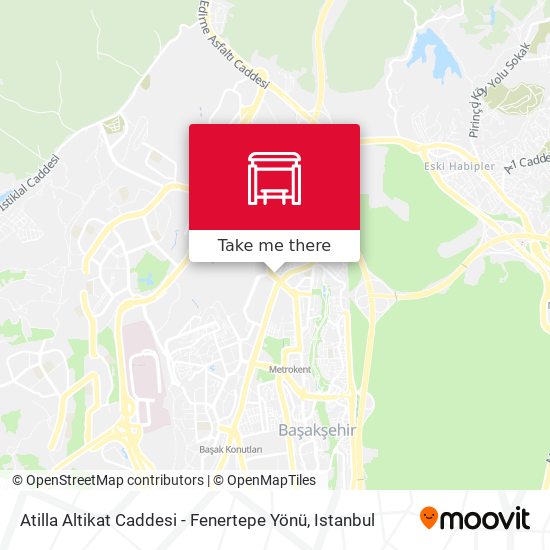 Atilla Altikat Caddesi - Fenertepe Yönü map